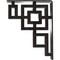 Ekena Millwork Eris Wrought Iron Bracket, (Triple center brace), Antiqued Pewter 2"W x 7 1/2"D x 10"H BKTM02X07X10TERAPW - alternate 7